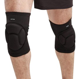 ONTYZZ Knee Pads with Non-Slip Bandage Thickening Anti-Collision EVA Sports Knee Pads Breathable Knee Pads for Volleyball Basketball Football Snowboarding Skating Wrestling Dancing Working Gardening Cleaning Black/L