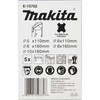 Makita E-15702 Centering Tip SDS-PLUS Hammer Drill Bit Set 5-Piece