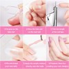 Beainfir 500-piece nail tip set, French artificial fake art nail