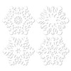 Snowflake Cutouts Pack of 24