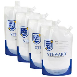 4 StopLoss Bags For Paint – Airtight, Reusable, Space-Saving Paint Storage Stop Loss Bags. Easy Pouring, Mixing & Dispensing. Durable for Home, DIY, and Professional Painters. 4 Pouches, 1 Liter Each