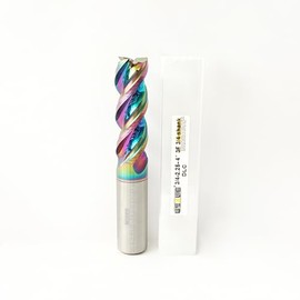 WEXWE Tools DLC Series Carbide Square End Mill, Diamond-Like Coating, End Mill for Aluminum, Copper, Magnesium Alloys, High Silicon Aluminum, Composite Materials,3 Flute,3/4 Shank (0.75(3/4)", 1pcs)