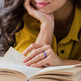 Truly Alpha - Anillos de cerámica para mujer, anillos de boda clásicos para hombres y mujeres, anillo de cerámica de 2 mm, 3 mm, 4 mm, 6 mm, 8 mm, anillo de cerámica para hombres, anillos de boda para ella y hombre, anillo de boda para hombre, 6, Cerámic