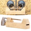Antique Style Padlock 5cm Spacing Horizontal Lock with Key for