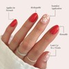 Glamnetic Glamnetic Press On Nails - Red Blossom | Short