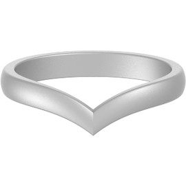 ThunderFit Thin Heart Shaped Silicone Wedding Rings for Women, Stackable Rubber Engagement Bands 2.7mm Wide 2mm Thick - 1/4/8 Variety Multipack (Silver, 6.5-7 (17.3mm))