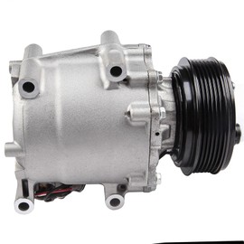 SELEAD A/C Compressor and Clutch Fit for Acura EL 1.7L 2001-2005,Fit for Honda Civic 1.7L 2002-2005 Pre-filled with Oil with 6 Pulley Grooves