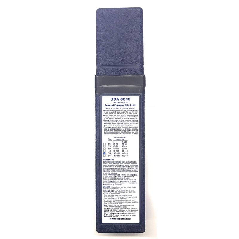 Washington Alloy 6013 Stick Electrode 5LB Package (6013 5/32")