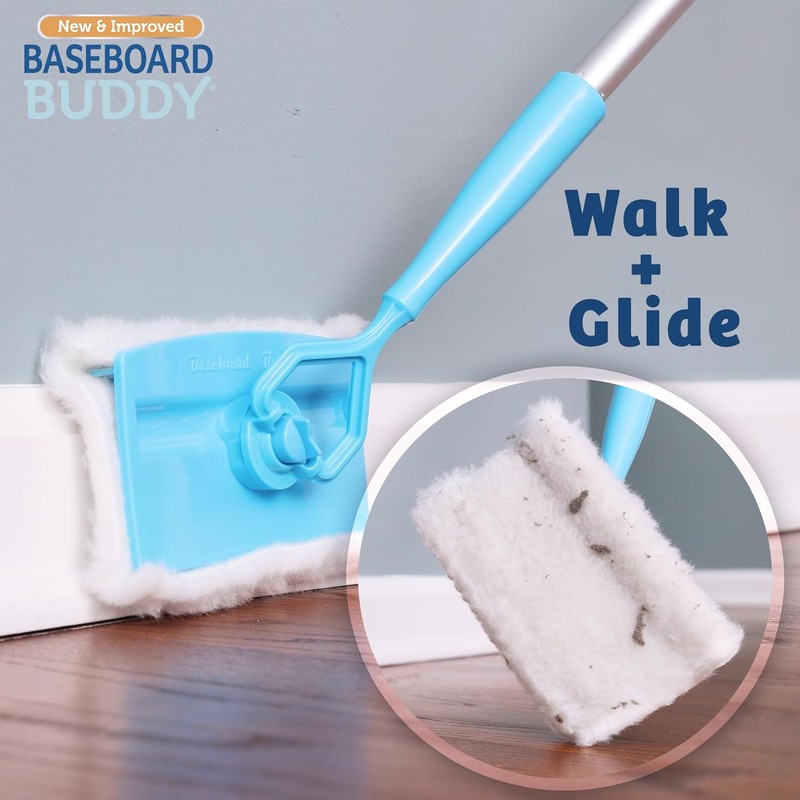 Baseboard Buddy 20-Pack Replacement Pads | Reusable Cleaning Pads for