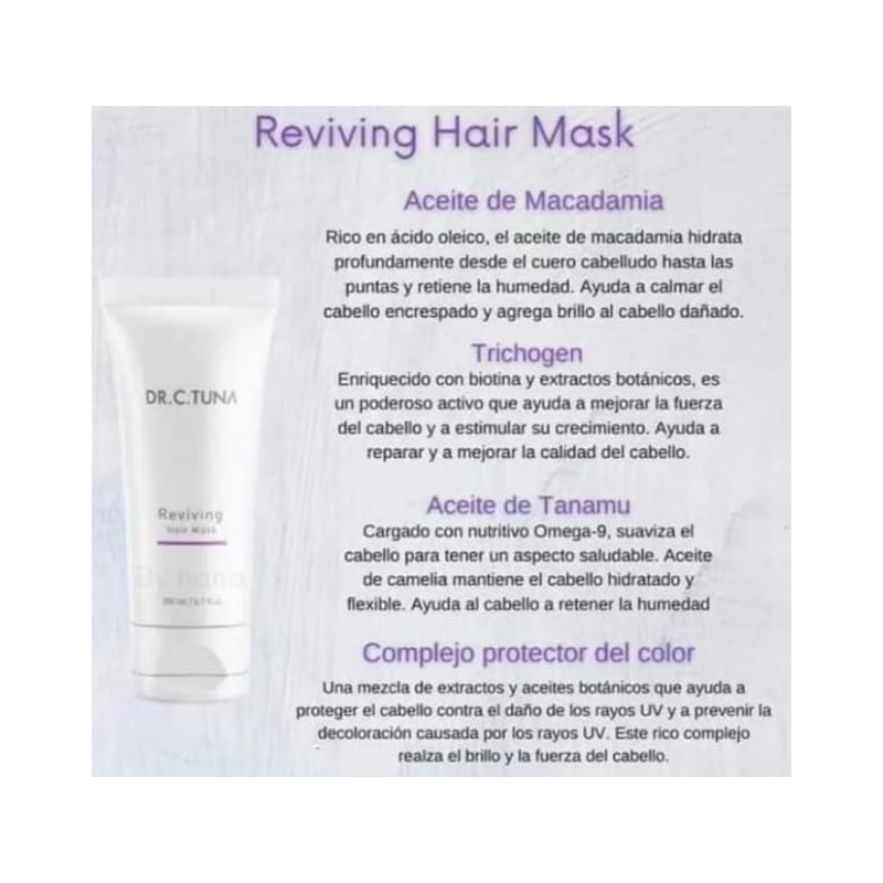 Set Reviving Farmasi Dr C Tuna Tratamiento comleto para el