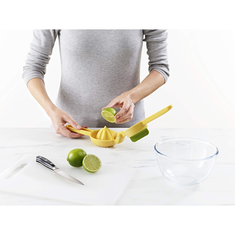 Joseph Joseph  JuiceMax Dual-Action Citrus Press, Lemon Lime Orange Juicer
