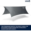 ENO Profly Rain Tarp Grey 70 Denier Rip Stop Nylon