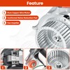 Hodflop J238-100-10108 HC21ZE121A Furnace Draft Inducer Blower Motor Assembly for