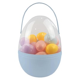 Widdle Gifts 30 Fillable Easter Eggs in Giant 26cm Egg Holder including 10cm Golden Egg (Blue 4260)