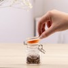 Kilner Square Clip Top Spice Jar, 70ml, Transparent 01651 (0025.460)