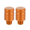 X AUTOHAUX 2pcs M10x1.25 Motorcycle Right Side Mirror Hole Plugs
