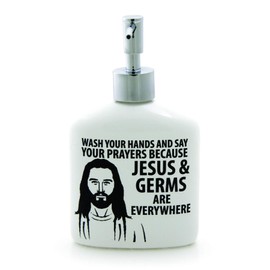 Our Name Is Mud- Soap Dispenser Jesus