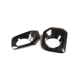 MODY ABS Carbon Fiber Left & Right Front Fog Lamp Bezel For 2016-2020 Toyota Tacoma
