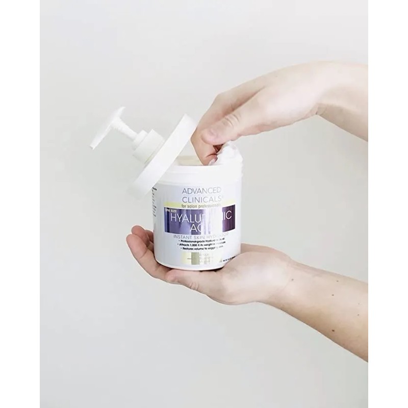 Advanced Clinicals Crema Hidratante Con Ácido Hialurónico Mixta Día/noche