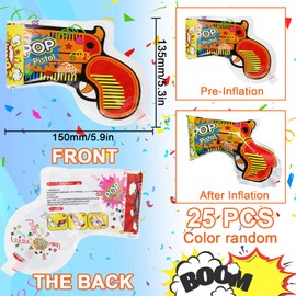 FAELNK Pack of 25 Confetti Cannons Party Confetti Cannon Confetti Cannon Party Popper Confetti Guns Suitable for Parties Carnival Birthdays Weddings New Year's Eve Anniversaries
