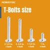POWERTEC 71170 17-Piece Universal T-Track Kit w/ 48-Inch T Track