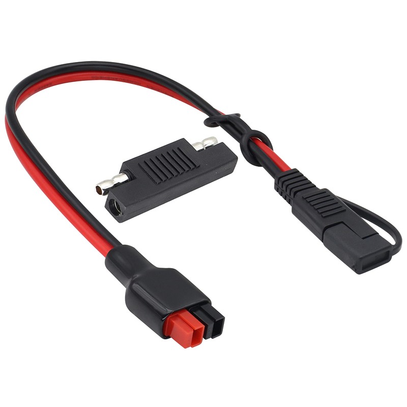 HCFeng 12AWG SAE to an-der-Son Cable Solar to SAE Extension