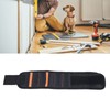 Tool Bracelet Holder, 2 Pocket Magnetic Wristband 15pcs Strong Magnet