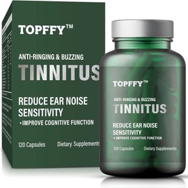 Topffy Tinnitus Relief for Ringing Ears Supplement - 120 Capsules