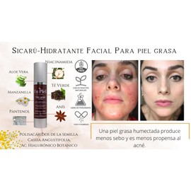 Tu Piel Dra. Lietza | Sicarú Gel Humectante | Piel normal y grasa | Con Vitaminas y Extractos Naturales