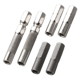 Pavike Precision Bit Set, 6 Pieces, Hex Bit Adapter, Insert Bit Adapter, 0.2 inch (4 mm) Interface, Drill Tool Accessories, Suitable for Manual and Electric Screwdriver Hex Bit Adapters