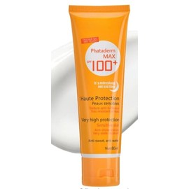 SPF 100 Face Sunscreen – Very High Protection Sun Cream, Water & Sweat Resistant,Daily SPF Moisturiser, Lightweight & Non-Greasy Formula, Prevents Sunburn Tanning, 80ml (1 PCS)