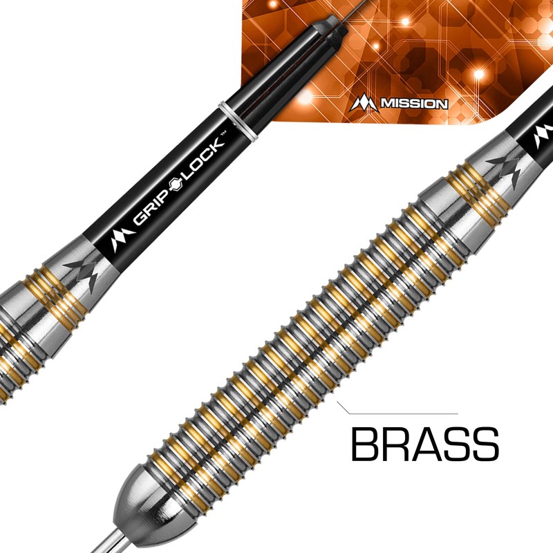 Mission Darts D5413 Ardent | 23g Professional Steel Tip Darts
