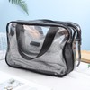Clear Toiletry Bag, Large Clear Travel Toiletries Bag Thickened PVC