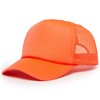 Funky Junque Foam Snapback Trucker Hat - Neon Orange