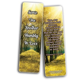 NewEights The Goodness of Freedom Bible Bookmarks (12-Pack) - Collection of Bible Verses - Great Bulk Set Ministerial Page Binders for Ministers, Religious Individuals