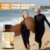 Vitamin D3 K2 & Calcium Supplement with BioPerine for Immune