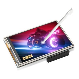 APKLVSR 3.5 Inch TFT LCD Touch Screen SPI Display Monitor 480 x 320 with Touch Pen for RPi 5 4B, 3B+, 3B, 2B+, B