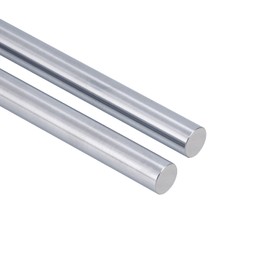 2Pcs 8mm x 400mm (0.315 x 15.75 inches) Vigorous Linear Motion Rods, Case Hardened Chrome Shaft Linear Rail Guide Shaft for 3D Printer, DIY, CNC - Metric h8 Tolerance