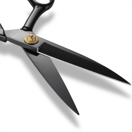 Left-Handed Dressmaking Scissors by Galadim - Dressmaker fabric Shears Stainless Steel - Tailor's Scissors for Cutting Fabric, Leather GD-003-CA-L-2