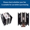 Surf turtle CPU Heatsink Fan Buckles 4 pcs 12CM Wire