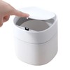 RYOHIN Lab. Tabletop Trash Can with Lid, Slim, Stylish, Small,