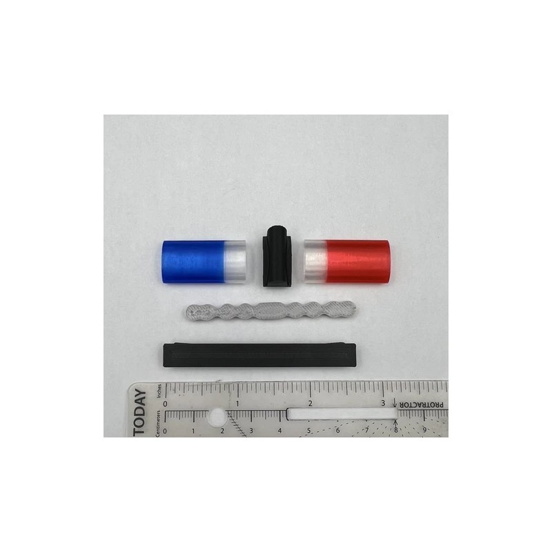 LED Ready Lightbar 1/18 LED Ready Jetsonic Lightbar Blue Clear