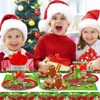 SWZY 81pcs Christmas Party Tableware, Merry Xmas Tree Tableware Set,