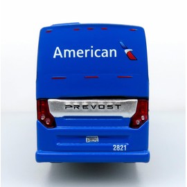 Iconic Replicas Prevost H345 Intercity Bus Landline-American Livery 1/87 Scale-HO Scale Dimensions 5" Long, 1" Wide & 1" Tall New in The Box Well Detailed Both Inside and Out Rare!