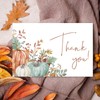 Whaline 50 Pack Fall Thank You Cards Boxed Boho Pumpkin