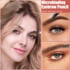 2in1 Augenbrauenstift Mit Gel Brow Lifting Set Augenbrauenstift Microblading Augenbrauen