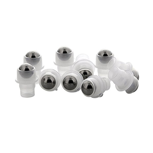 Kosmetex Roll-On Metal Ball for 10 ml Roll-On Bottles for Replacement, 10 x Metal Balls