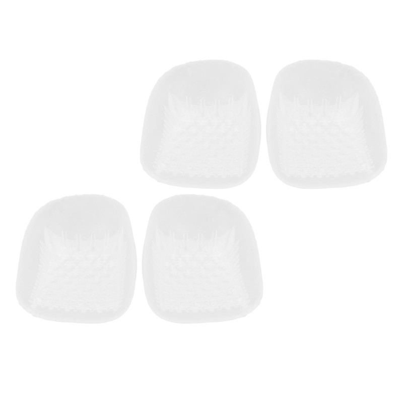 2 Pair Gel Heel Pad Transparent Strong Adhesion Soft Massaging