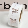 Gratitude Sticker Thank You Round Sticker Gift Packaging White 500 sheets 3ea