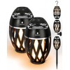 Upgraded Multi-Sync Bluetooth Speakers with Light, Outdoor Speakers Waterproof Auto-Pairing,